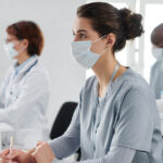 Medical Assistant student learning clinical skills training during a healthcare training program